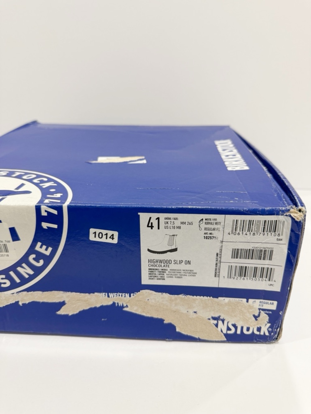 Birkenstock Highwood Slip-On Leather Unisex Chelsea Boots - Chocolate - Picture 9 of 10